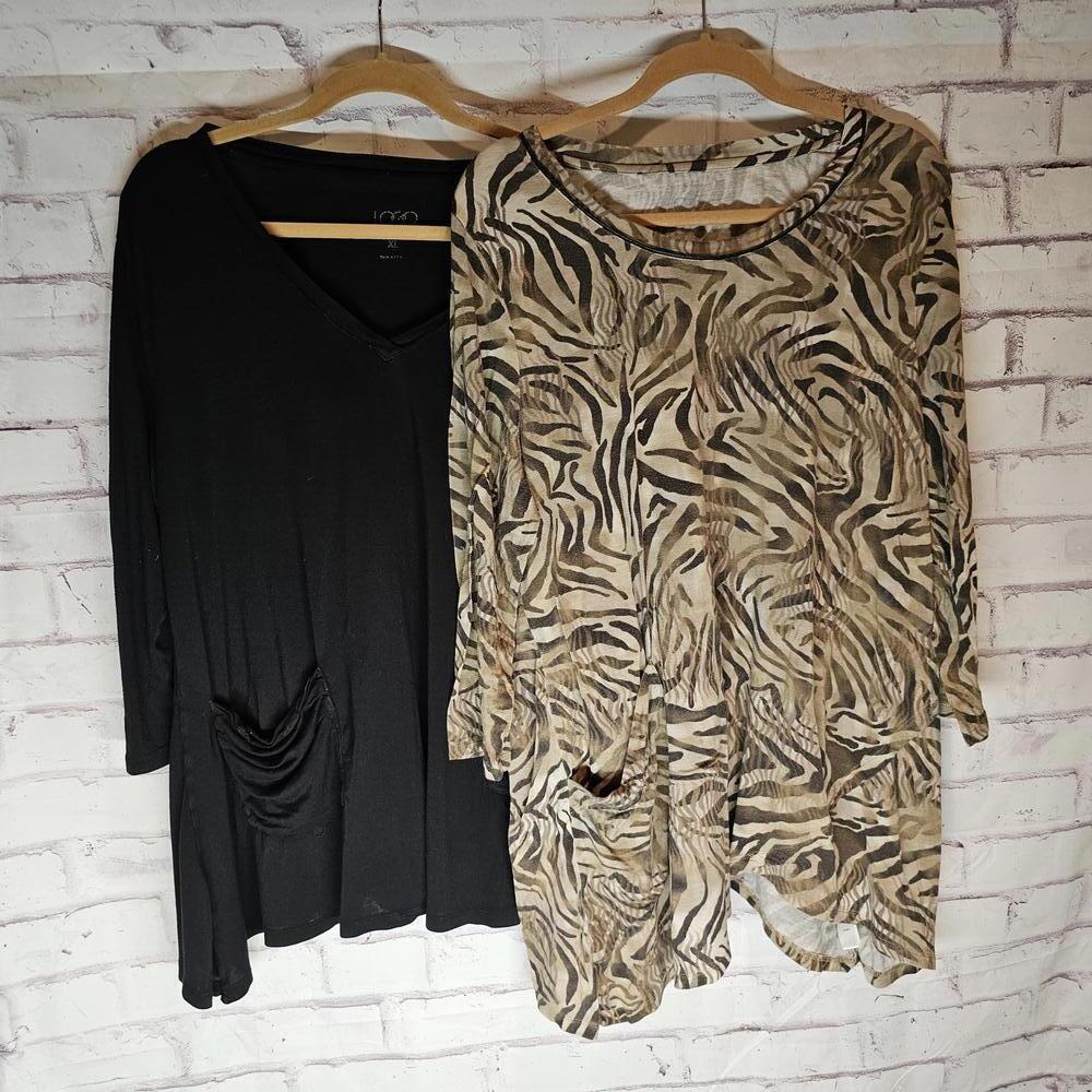 LOGO 2 pack Flowy Shirts
